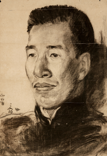 8 司徒喬 容庚像 46×31.4cm 紙本素描 1935年 莞城美術館藏.jpg